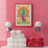 Roller Skating Grecian Goddess Art Print
